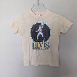 Vintage Elvis Kids Screen Printed T-shirt